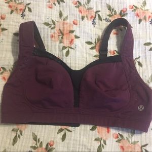 Dark purple Lululemon bra